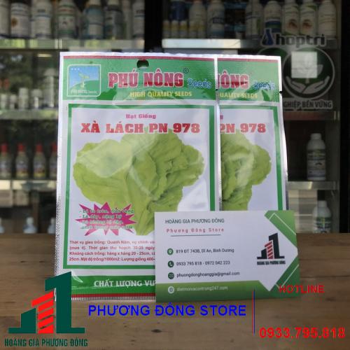 Hạt giống xà lách 978