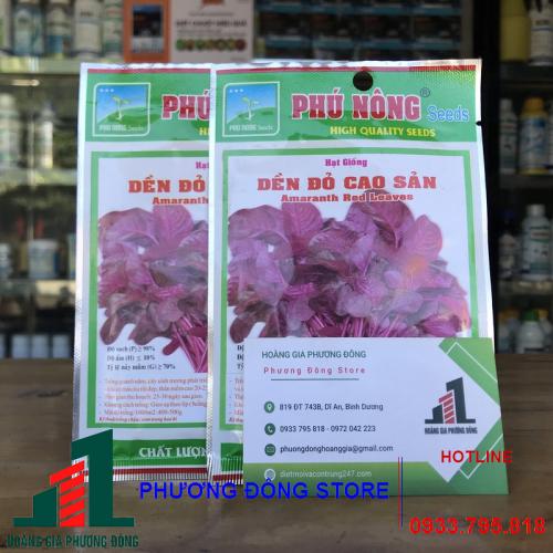 Hạt giống rau dền đỏ